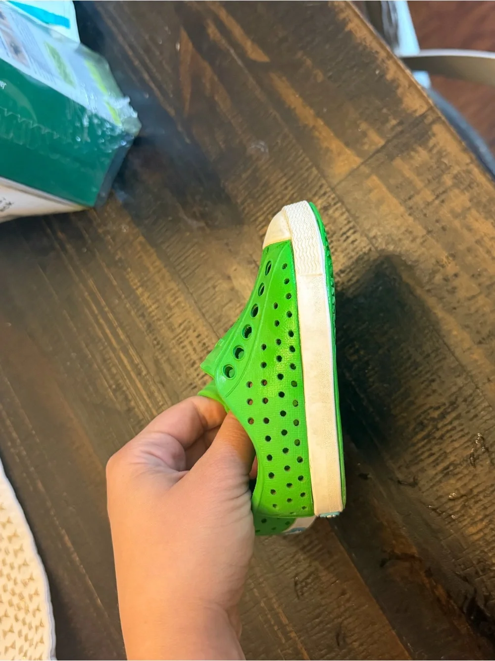Native Kids Jefferson Shoes in Green
